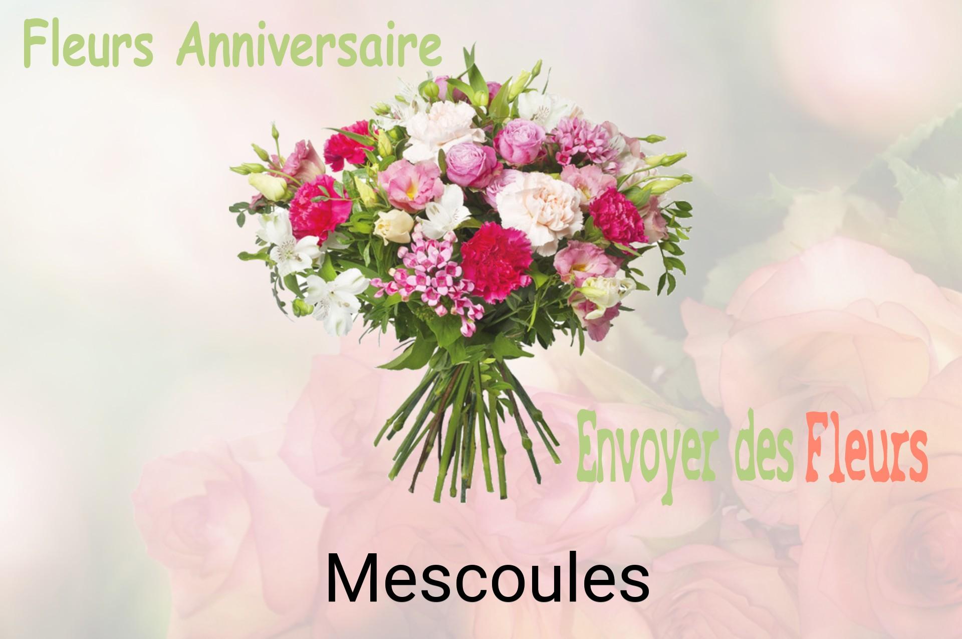 Bouquet de fleurs d’anniversaire livré à Mescoules
